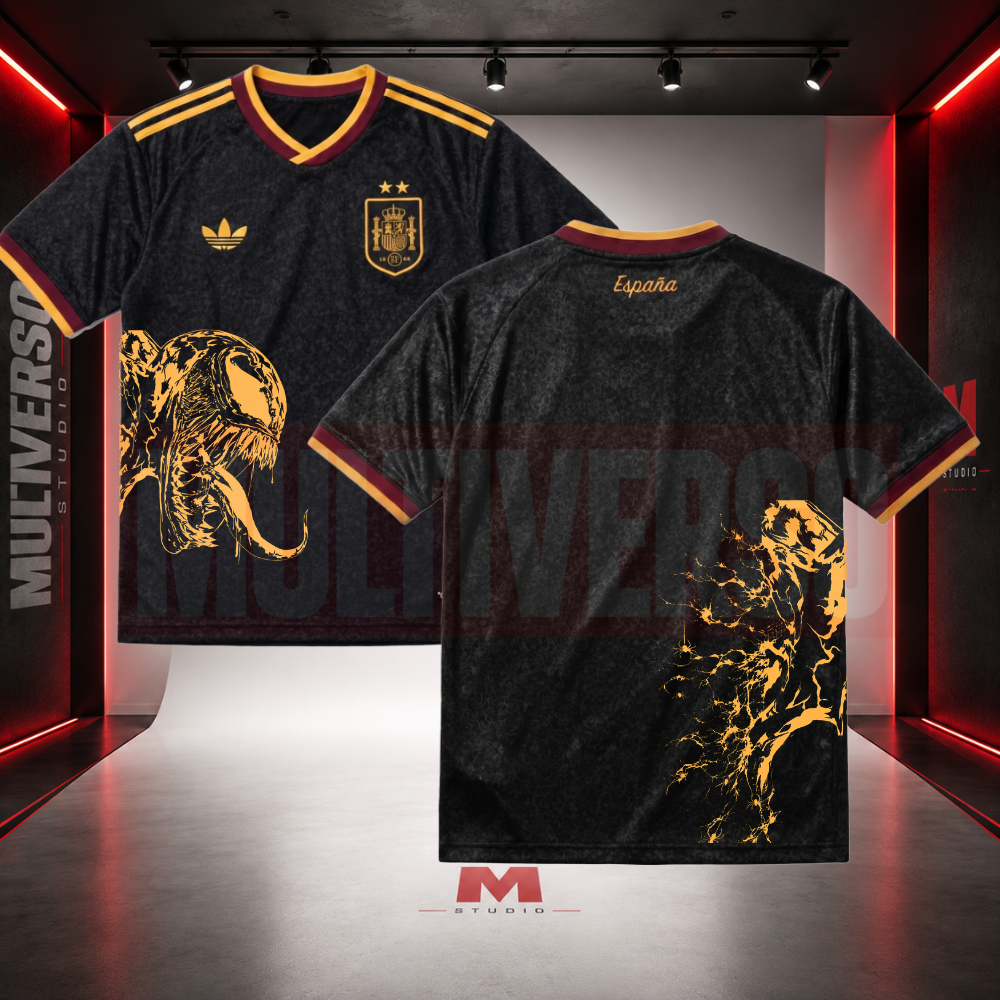 CAMISETA SPIDER BLACK